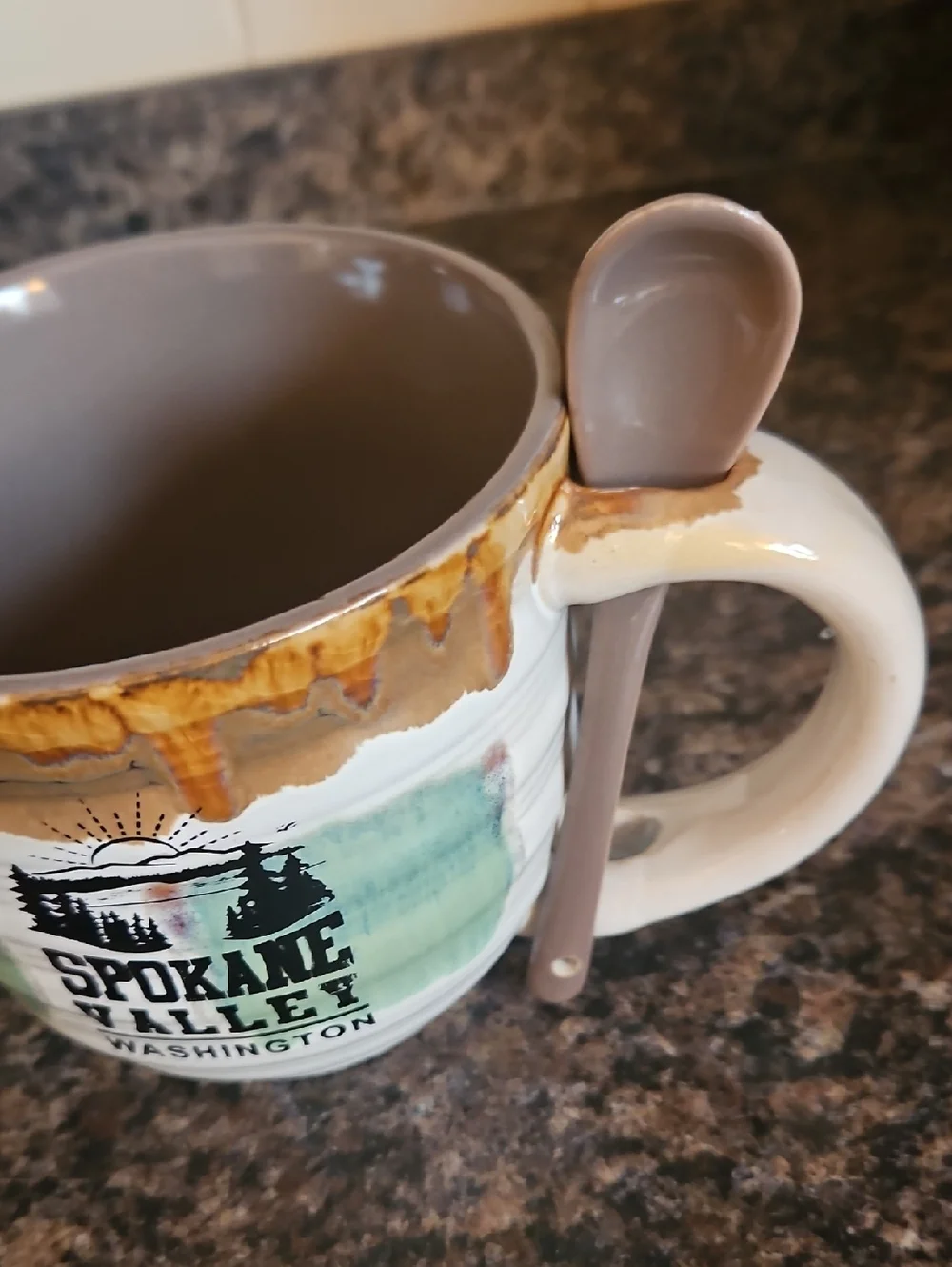 My Cafe Glazed Coffee Mug. Spokane Valley WA